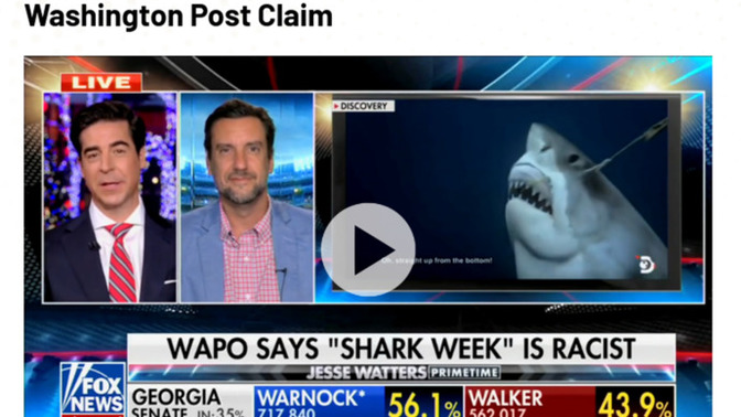 Do you agree with the Washington Post that "Shark Week" is racist or lacks diversity?