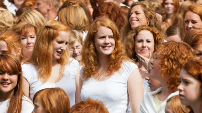 Why do we call it redhead even though that hair color looks more like orange than red?