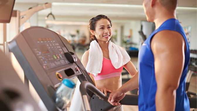 Ladies what do you normally do when seeing a guy you find attractive at the gym?