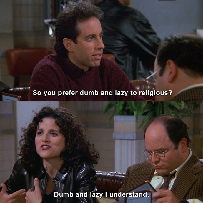Would you prefer someone who is dumb and lazy over someone that is religious?