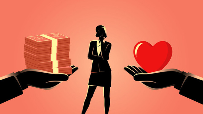 What is more important to you? Money or Love?