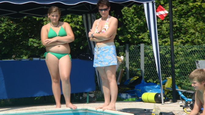 Just for fun what are my mom and little sis thinking in this pic?