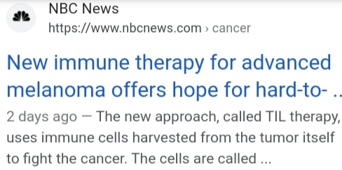 What could we see from this treatment?