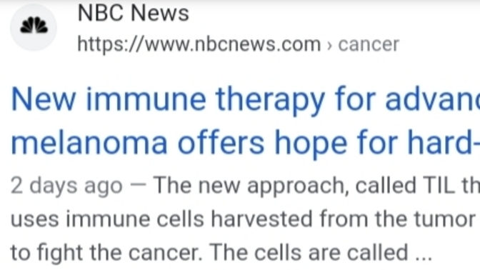 What could we see from this treatment?