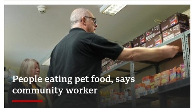 Do you think stories of people eating pet food are true?
