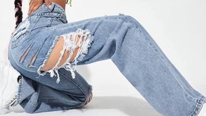 Guys, are jeans with cut in the back hot?
