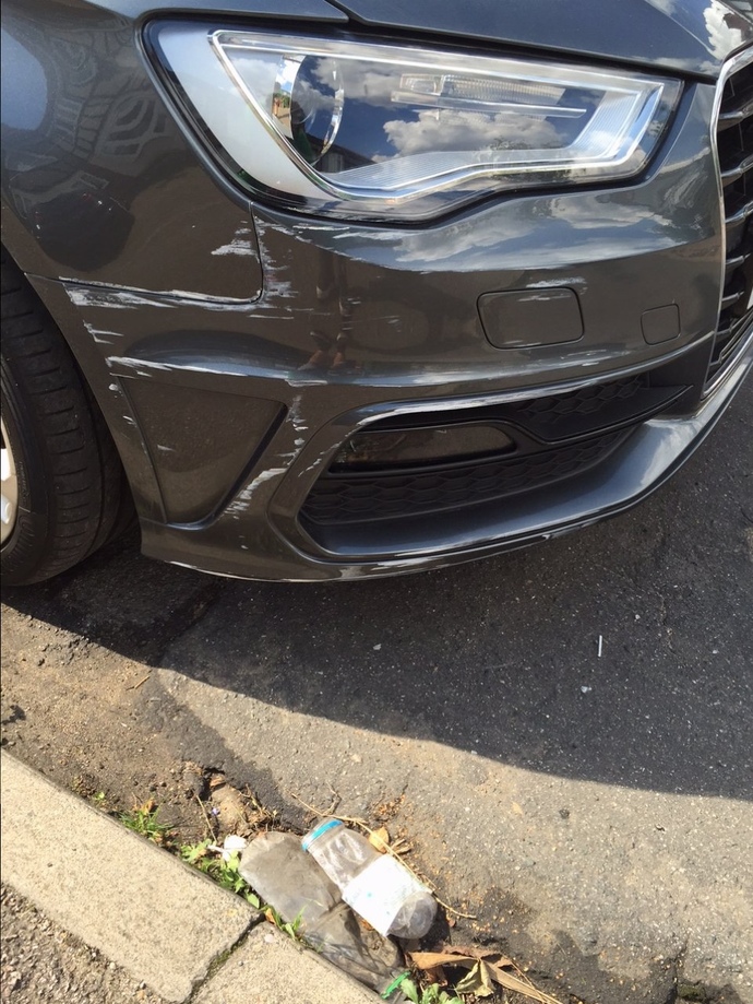 Your partner is out driving your car to pick up food and they come home to an accidental pole scrape. Do you let it go assuming it’s your new car?