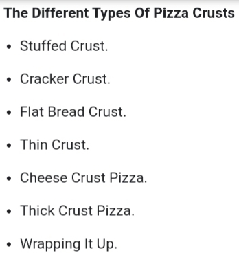 Other crust that taste good?