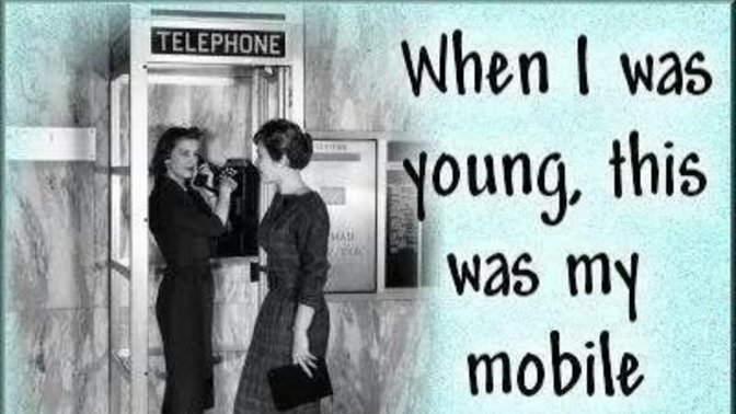 Is there anything you liked about having a landline instead of a cell phone?
