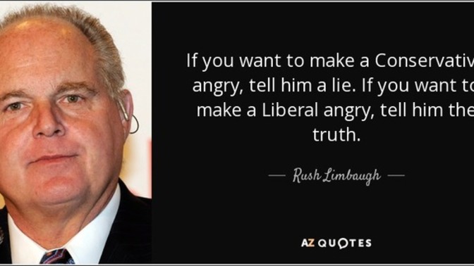 Do you think this statement is true and applies to liberals only or conservatives don't get angry if you call them out on their hypocrisy and BS?