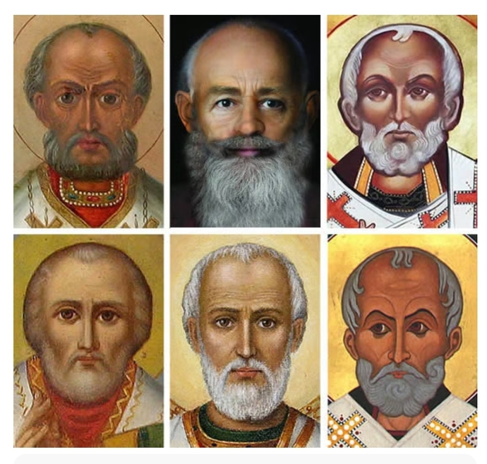 Real painting of Saint Nicholas 