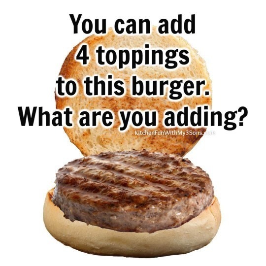 What do you like in your Hamburger?