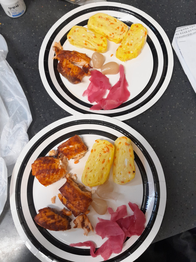 Heres everything but the broccoli.