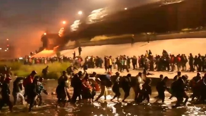 2000 illegal immigrants crossed the border into El Paso last night. Why does the government allow this?