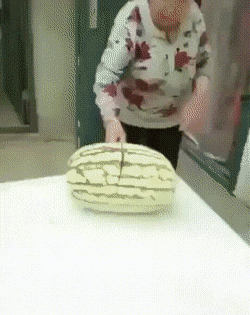 How do you open a watermelon?