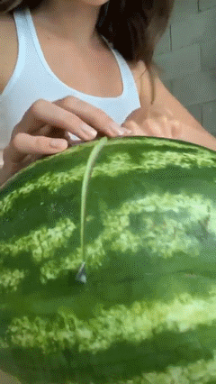 How do you open a watermelon?