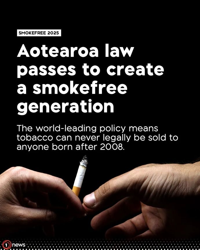 What do you think about this: my country has passed a law that bans the sale of tobacco products to anyone born after 2008?