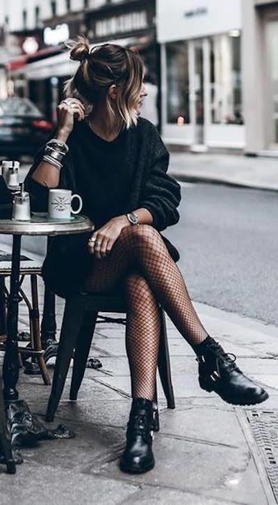 Can fishnet stockings ever be considered fashionable?