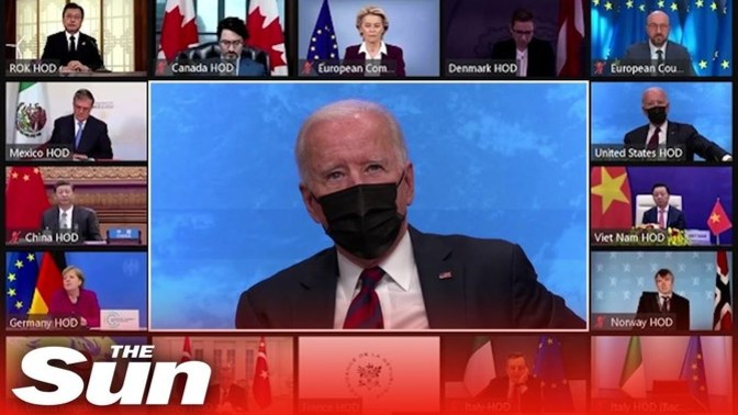 I'm not a scientist or a virologist, but can you actually get Covid during a virtual meeting of world leaders discussing climate change?