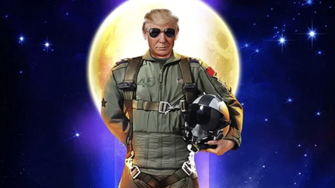 TRUMP makes "major announcement" and reveals wickedly overpriced pathetically goofy trading cards. How desperate is this clown?