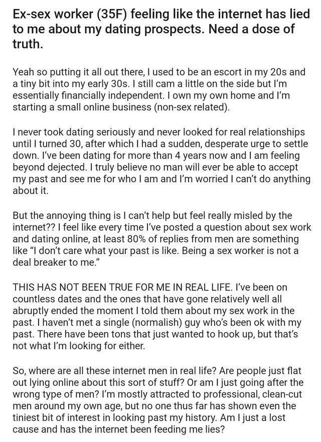 Does the internet lie about dating prospects?