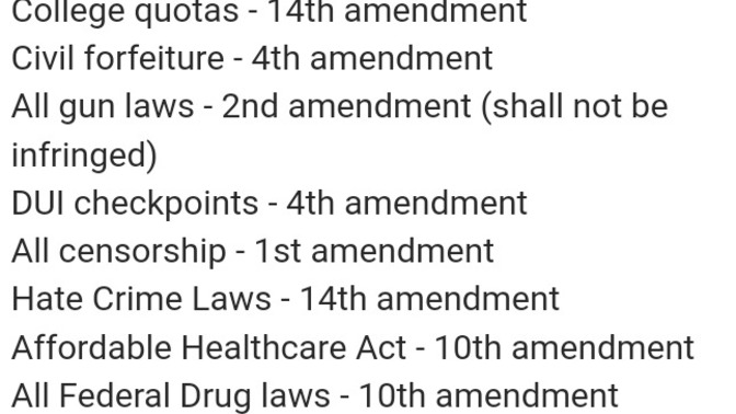 Did you know that any law repugnant to the Constitution is void?