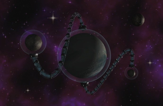 The dome is actually most likely going to be On the planet, not surrounding it XD