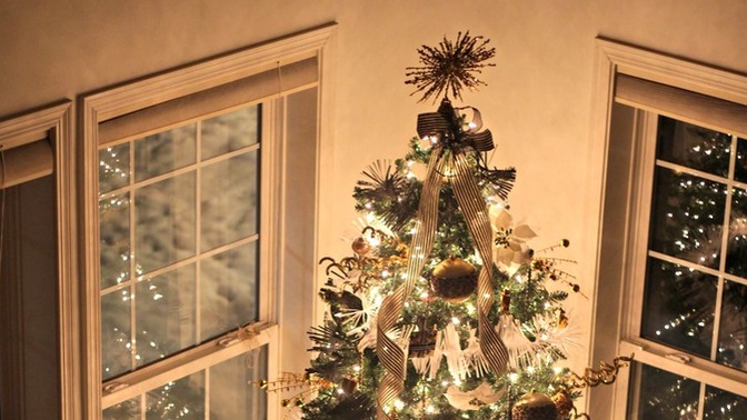 For those of you who already put up a Christmas tree at home, how tall is your Christmas tree?