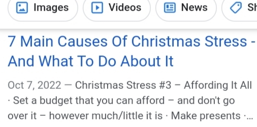 Most stressful Christmas things ?