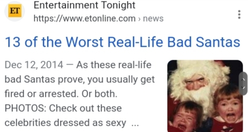 Worst things santas in suits have done ?