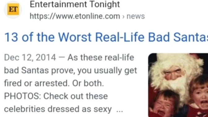 Worst things santas in suits have done ?