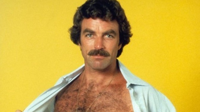 Is chest-hair out of fashion?
