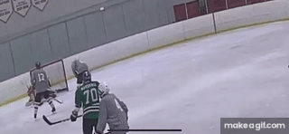 I’m #8 in gray here, stepping in for a teammate because he’s like 65 and the goalie is maybe 27, smh. This got broken up before we could get going.