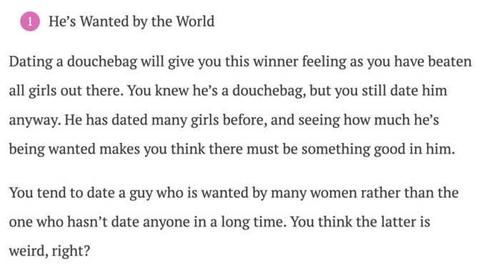 Girls, Do girls actually find "players" attractive?