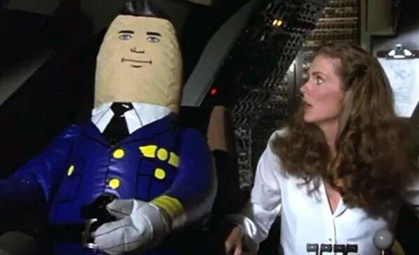 AIRPLANE - inflatable automatic pilot