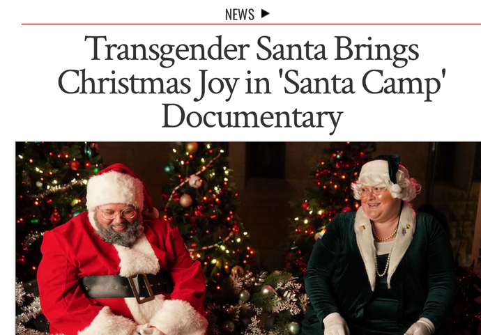 There are all kinds of Santa’s nowadays.