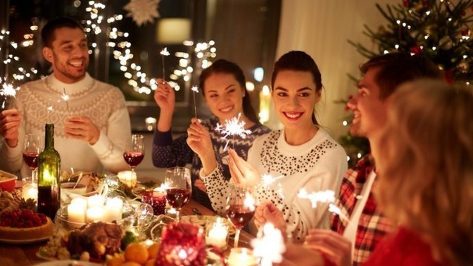Do you get in touch with or hang out with friends around the holidays?