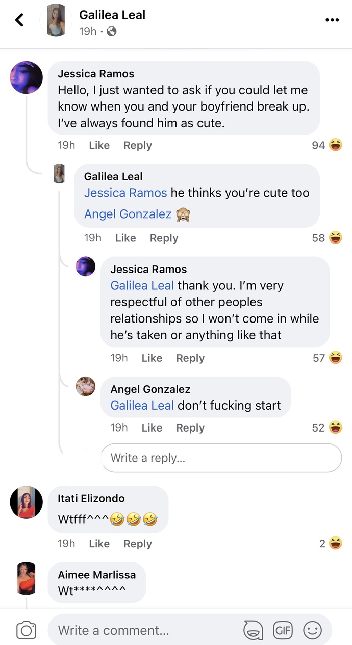 If someone politely asked you to let them know when you break up with your so because they liked them, would you let them know or what would you do?