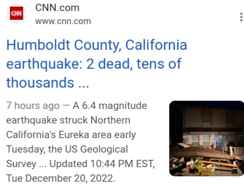 Big earthquake in ca us what will happen?