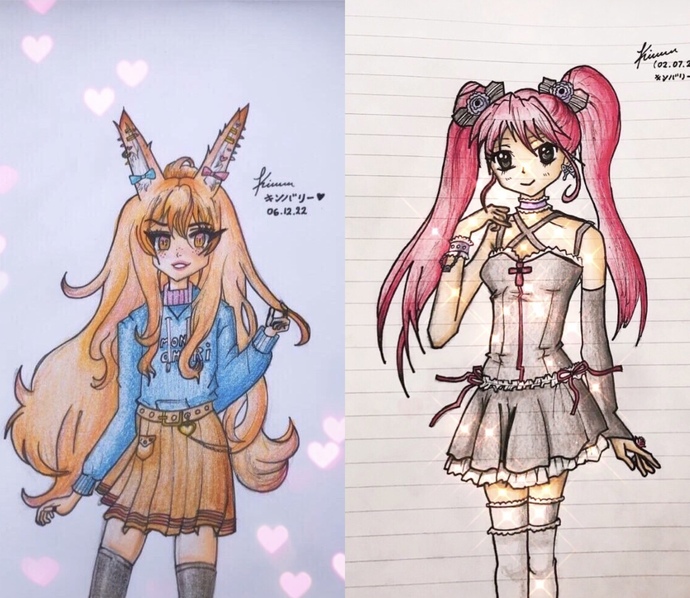 Which drawing looks nicer?