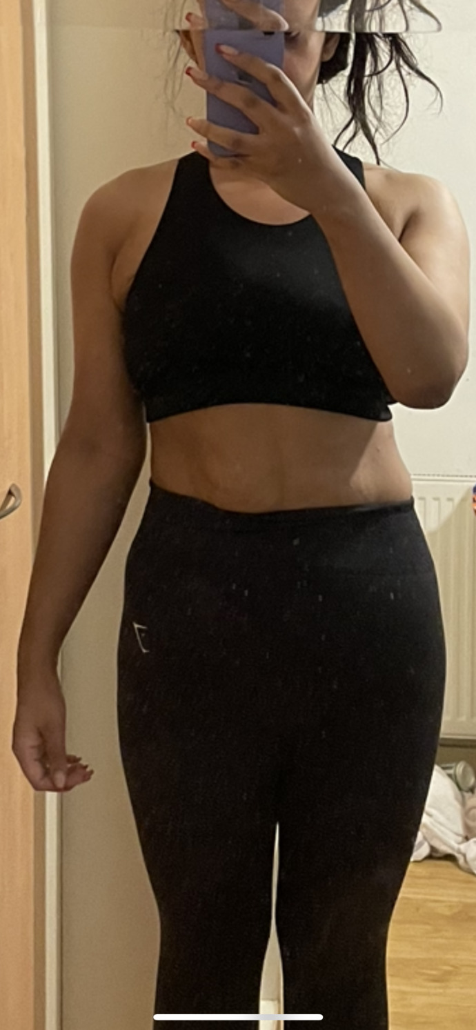 Can you notice she lost weight?