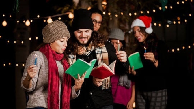 Do you entertain carolers at the door during the holidays?