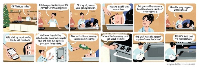 What GAG section would you choose for a Christmas family chat?