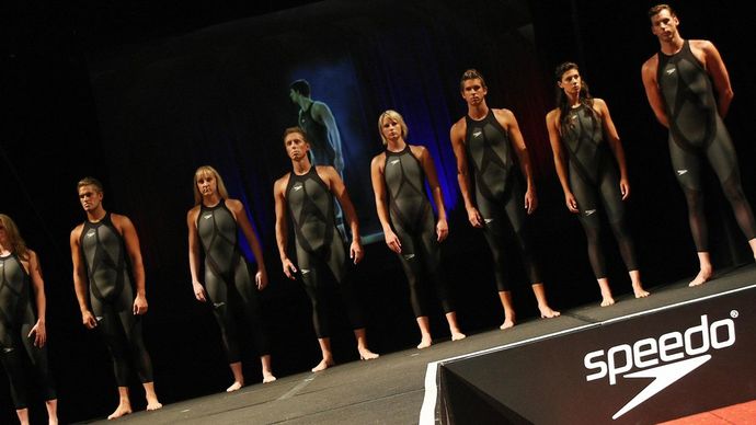 Was FINA right to ban high-tech and full-body swimsuits in order to prevent the competition being about the equipment?