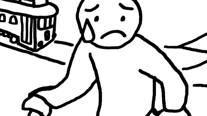 What would you do if the trolley problem was used to decide who you would start a relationship with (an attractive stranger or a good friend)?