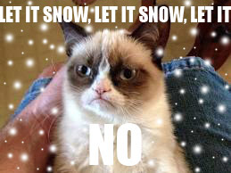 Are you affected much by the snow and cold where you live?