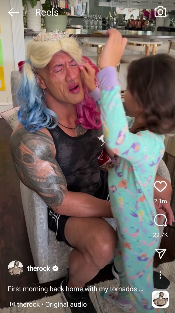 Guys, Would you let your daughter put make-up on you?