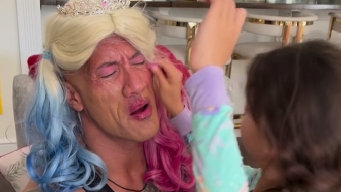 Guys, Would you let your daughter put make-up on you?