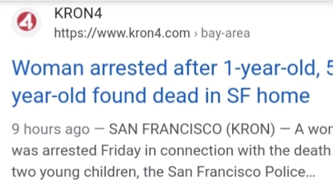 Female kills her own children during holidays?