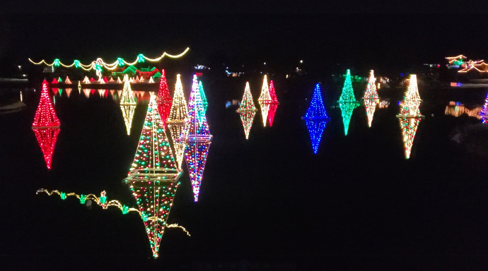 On the water reflecting